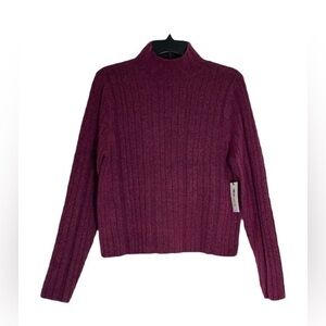 CALVIN KLEIN Women’s Mock-Neck Long Sleeve Sweater